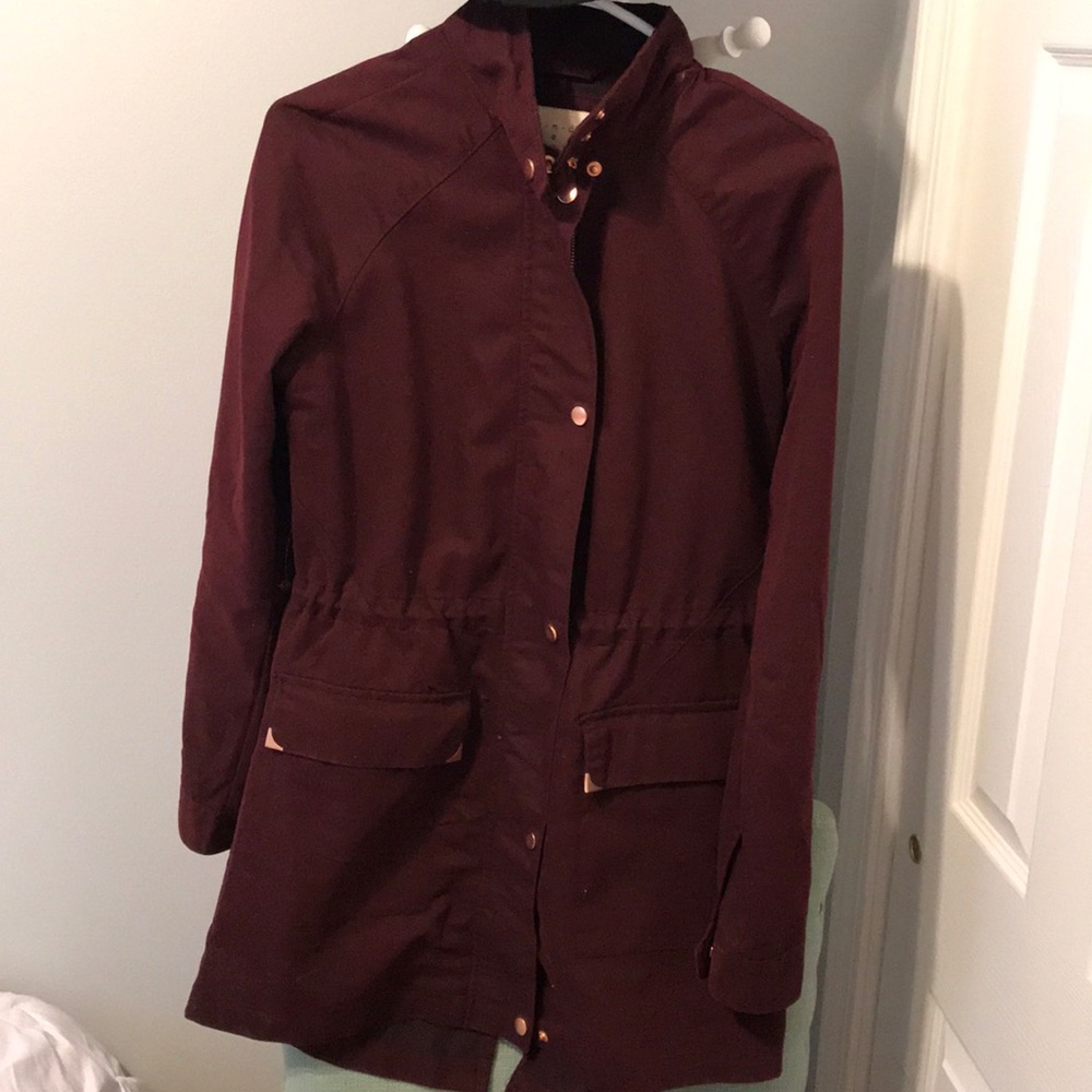 Maroon fall jacket from target
